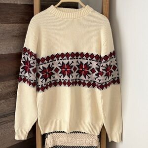 Vintage Snowflake Sweater ❄️